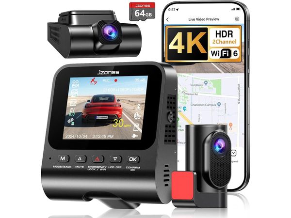 Grab this $150 4K dash cam for $40 at Woot