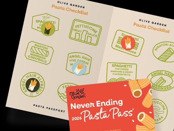 Olive Garden's $100 Pasta Pass returns for the first time since 2019