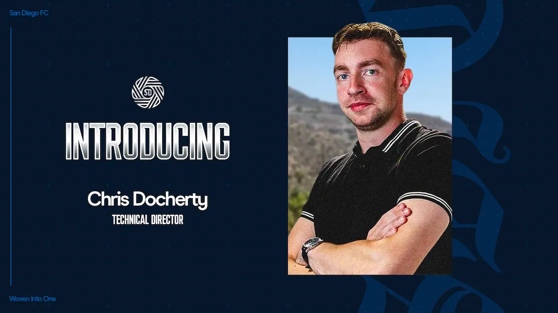 Chris Docherty Named as San Diego FC's Technical Director