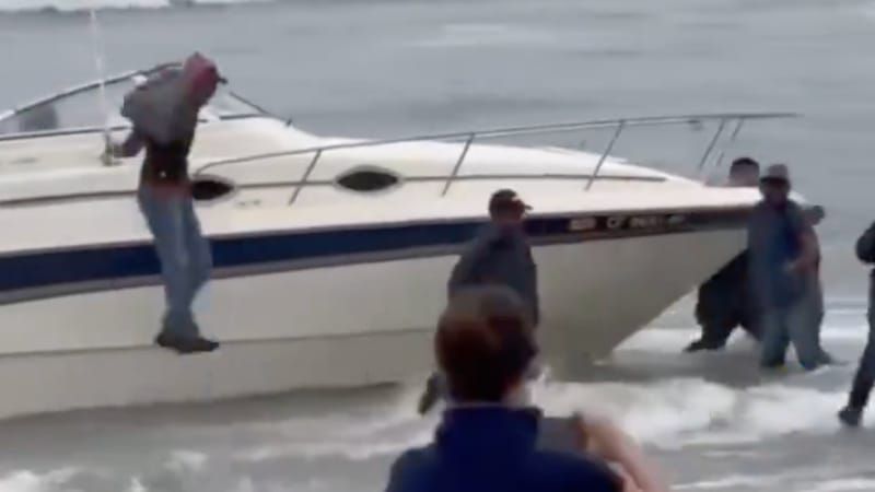 WATCH: Boatload of Illegals Storm San Diego Beach