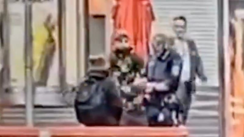 Shock Video: Officer Stabbed by Migrant in Austria