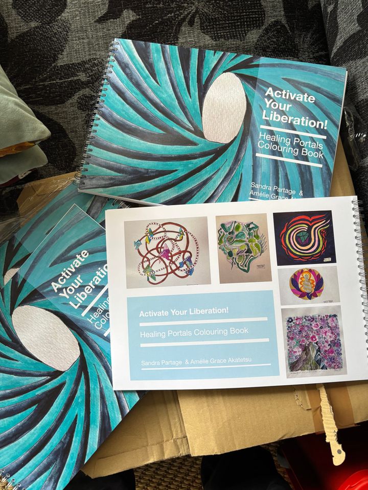 Healing Portals Colouring Book