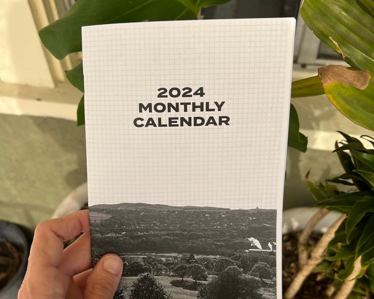 ✨ Supporter Extra: 2024 Monthly Planner Zine