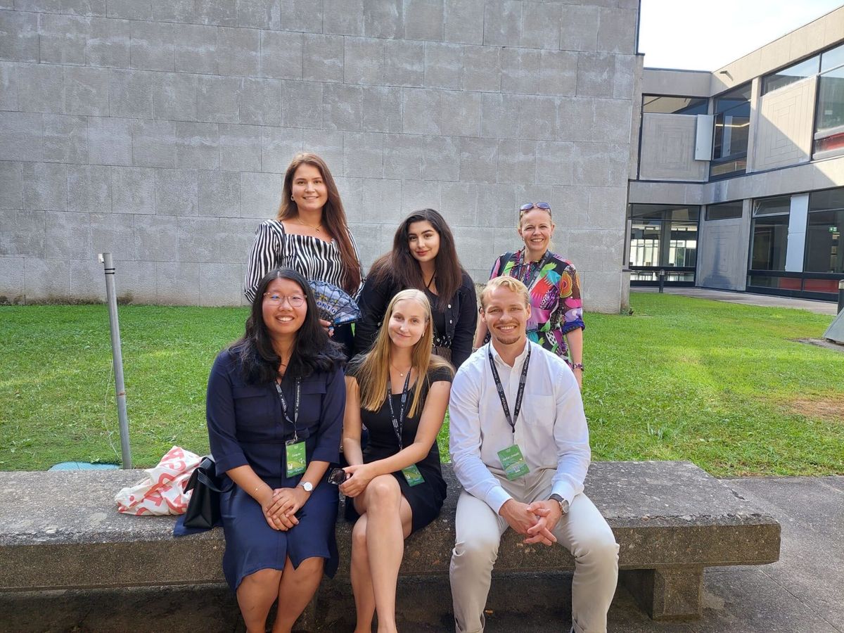Students of Haaga-Helia University of Applied Sciences with Tiina Brandt at EIA Porto 2022