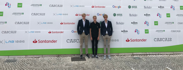 Dinesen Triplets at EIA Media Wall in Portugal