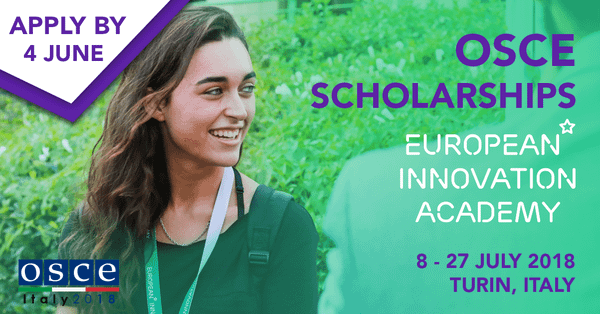 OSCE Shcholarhip of European Innovation Academy
