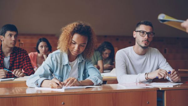 summer school classroom students
