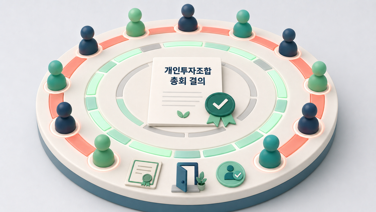 개인투자조합 출자지분양도시 전원동의