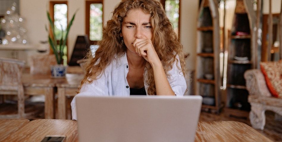 Girl researching trending careers