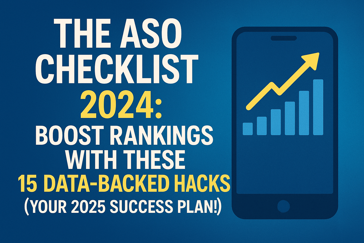 The ASO Checklist 2024: Boost Rankings with These 15 Data-Backed Hacks (Your 2025 Success Plan!)