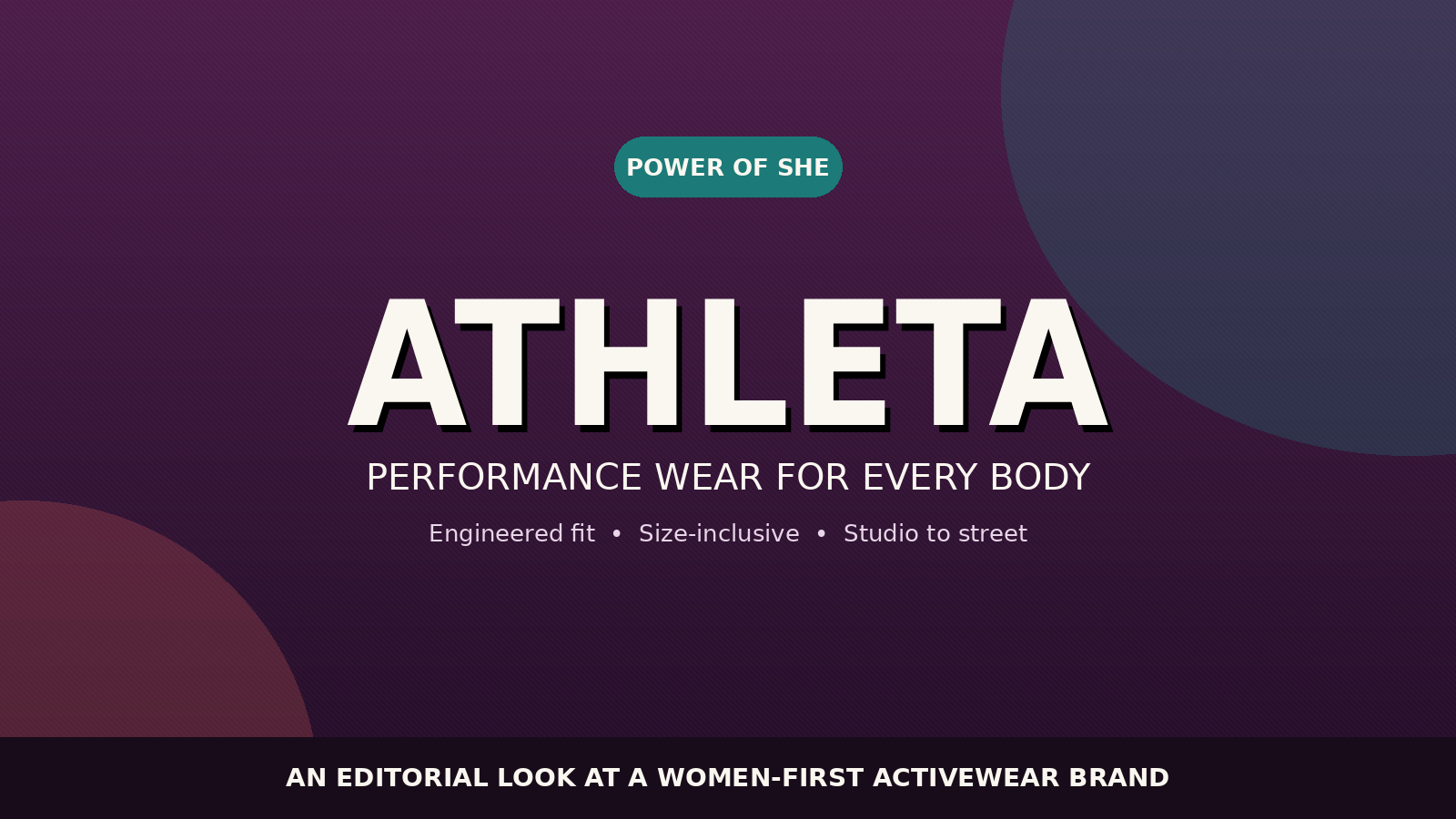 Athleta: The Activewear Brand Built Around Strength, Not Just Style
