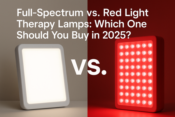 Full-Spectrum vs. Red Light Therapy Lamps: Which One Should You Buy in 2025?