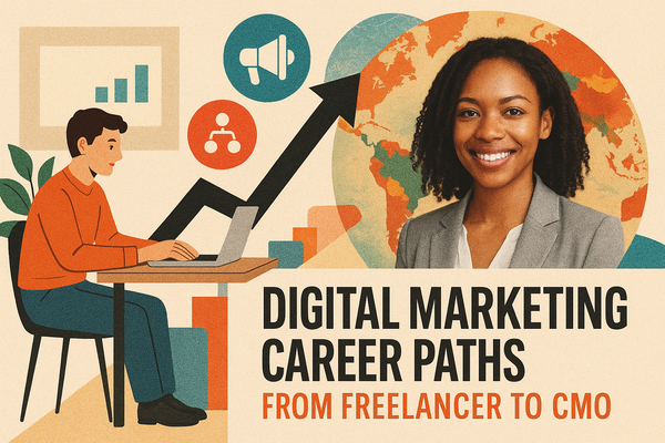 Digital Marketing Career Paths: Freelancer and Upwards