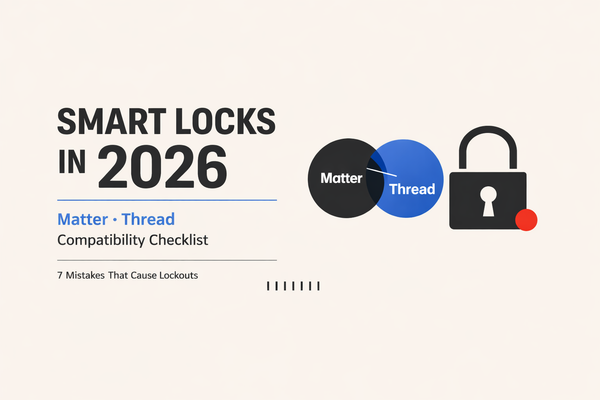 Smart Locks in 2026: The Matter/Thread Compatibility Checklist + 7 Mistakes That Cause Lockouts