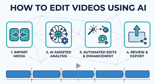 How to Edit Videos Using AI (Step-by-Step Guide for Beginners)