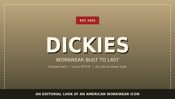 Dickies: The Workwear Icon That Refused to Go Out of Style
