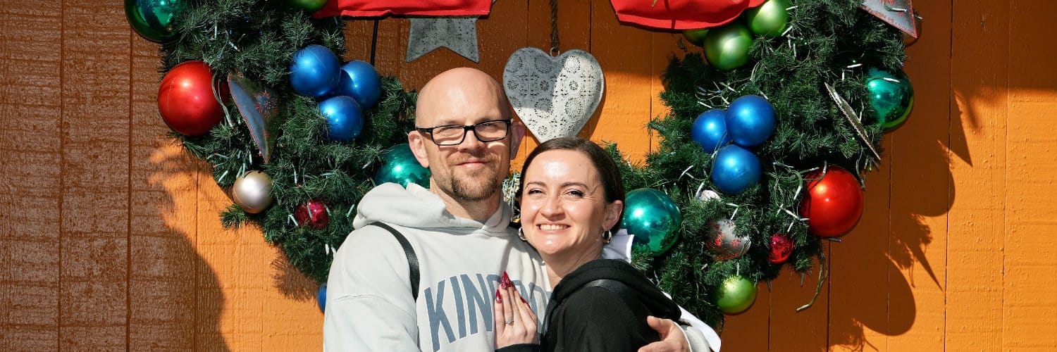 Brad and his wife