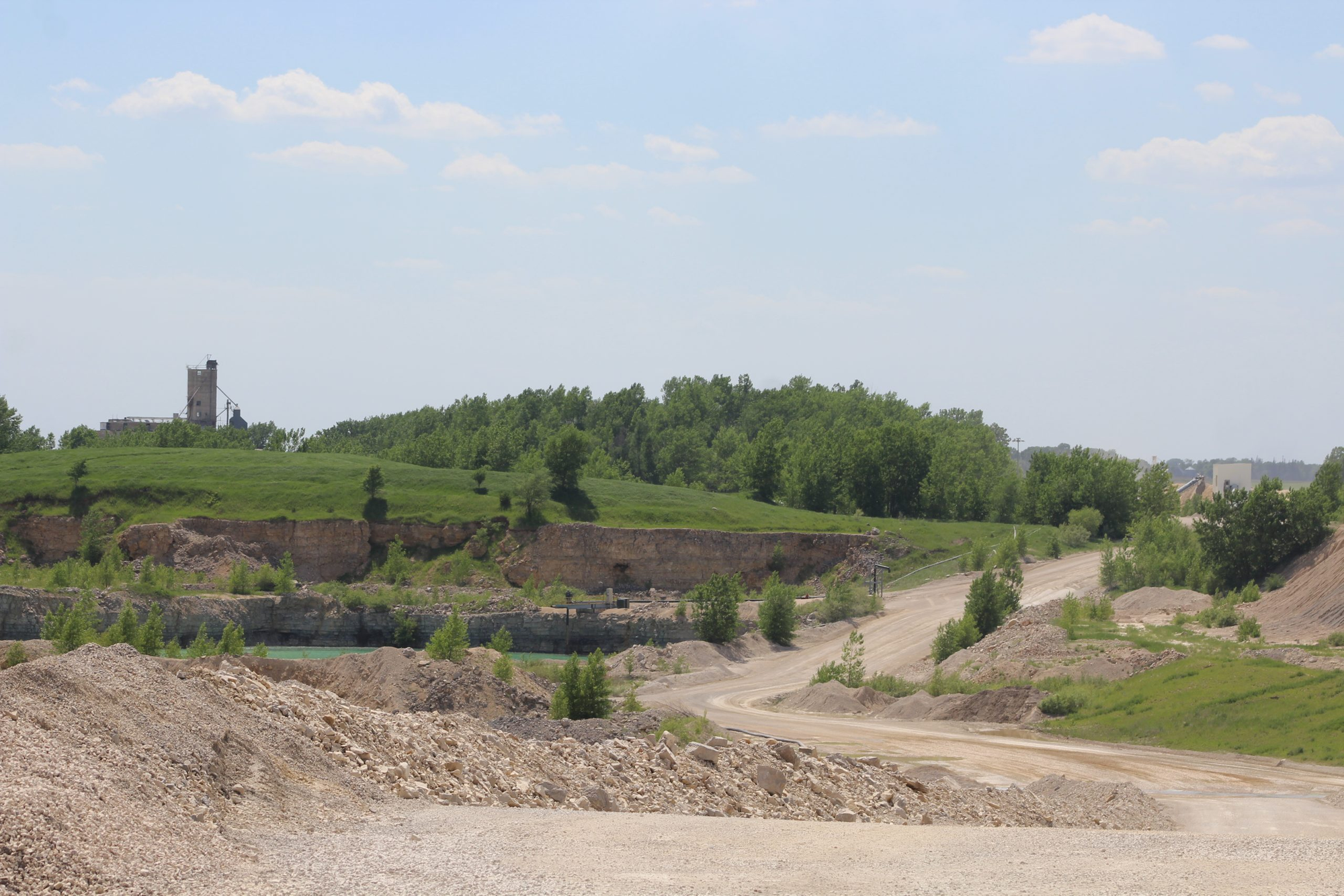 Limestone Quarry in Gilmore City Iowa
