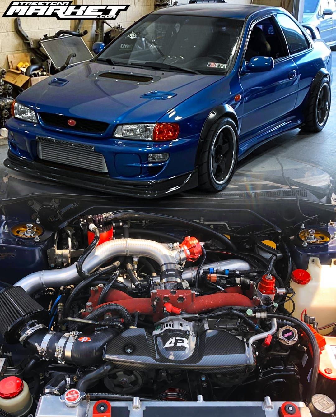 530awhp 2000 Subaru Impreza 2.5RS