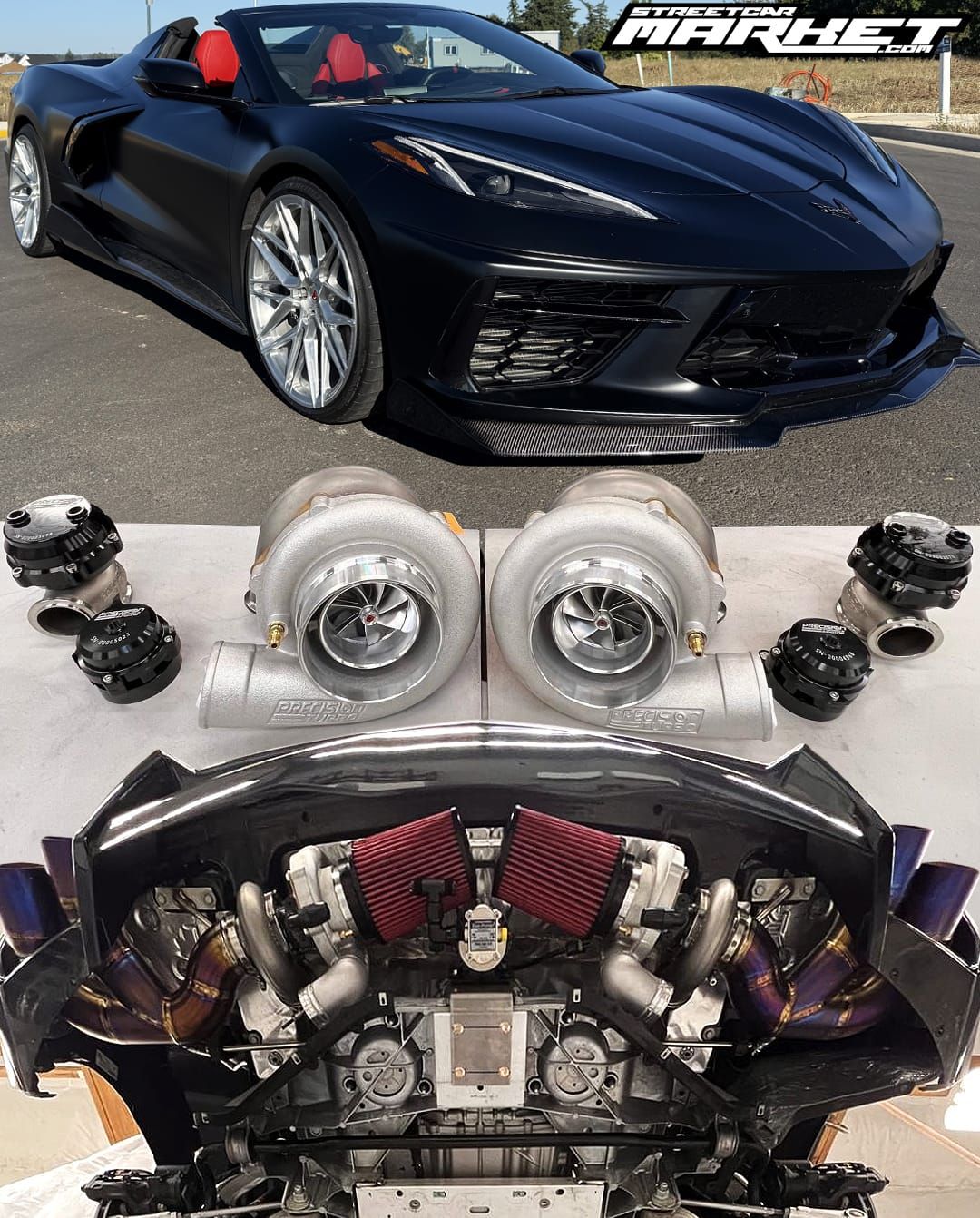 688whp 2021 Chevrolet Corvette Stingray Convertible 3LT