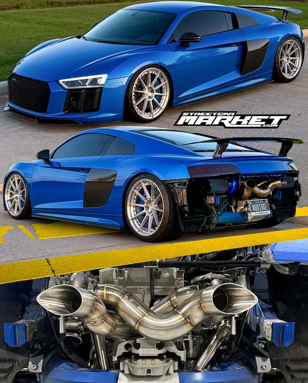 900whp 2017 Audi R8 V10 Plus