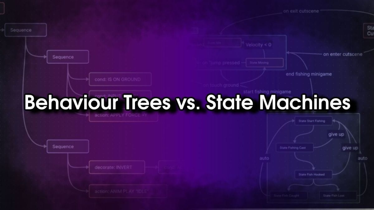 Behaviour Trees versus State Machines