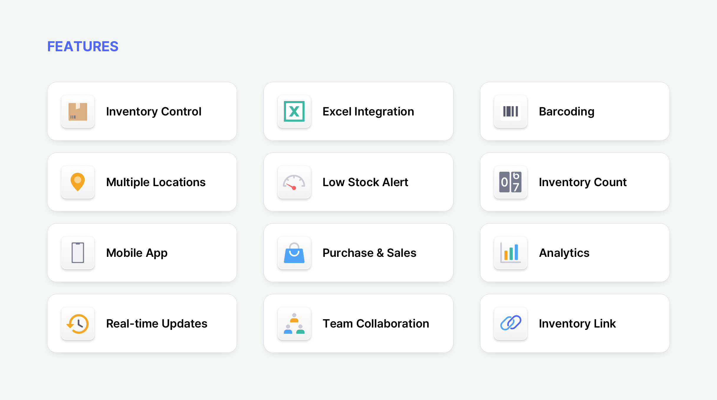 BoxHero's Inventory Management Features