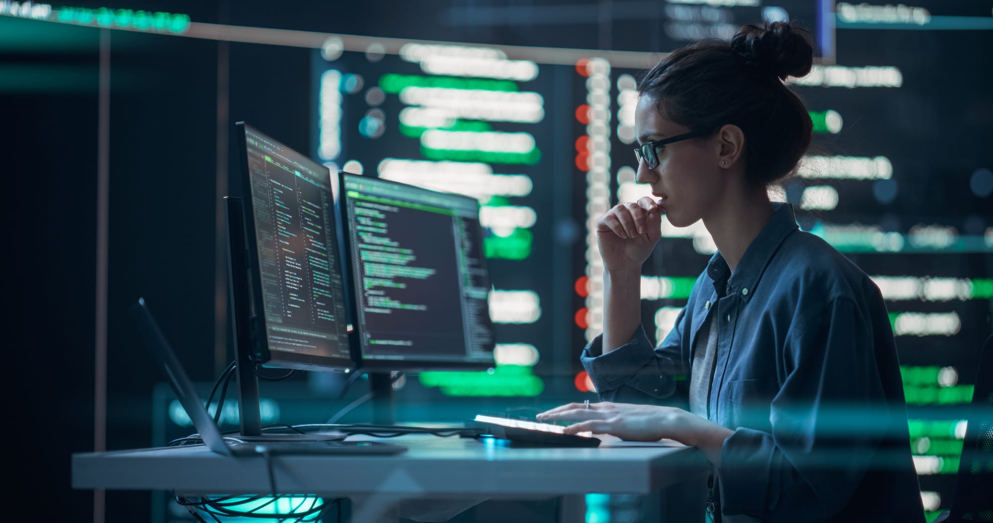 A web developer coding an e-commerce website from scratch, ensuring a fully customized and functional online store.