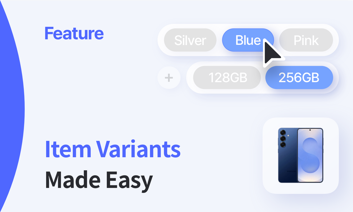 A Simple Way to Organize Inventory Options with BoxHero’s Item Variants