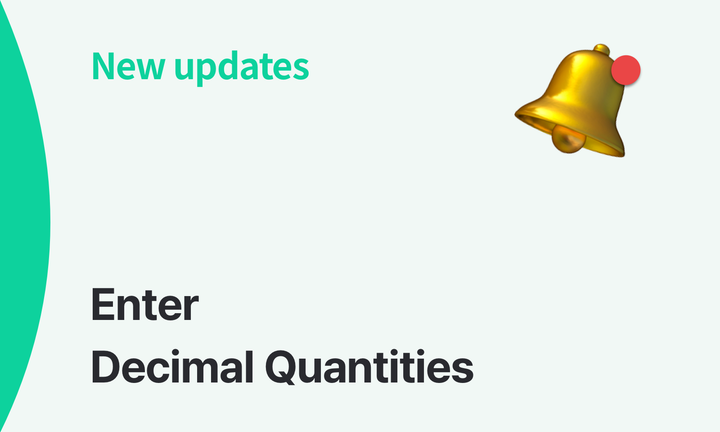 Track Inventory in Partial Units with Decimals