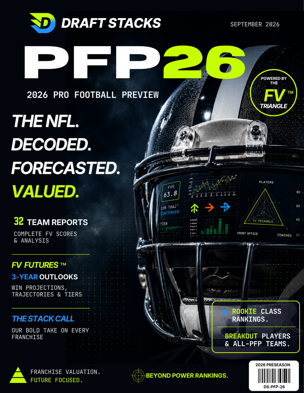 PFP26: The NFL, Decoded. Forecasted. Valued.