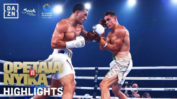 Jai Opetaia KOs David Nyika in ROUND 4, Calls Out Gilberto "Zurdo" Ramirez | FIGHT HIGHLIGHTS