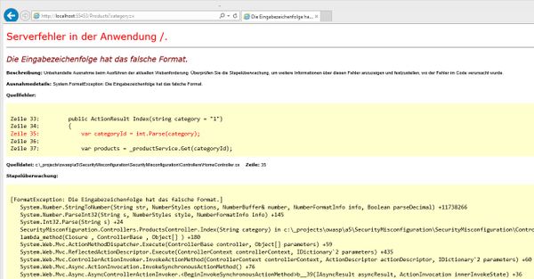 Sichere Websites mit den OWASP Top 10: Sicherheitsrelevante Fehlkonfiguration