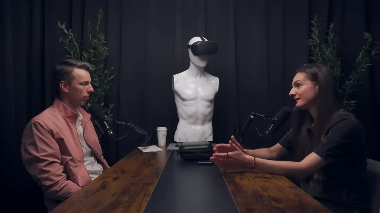 Hanna describing a UC Davis speech neuroprosthetics demo that restored communication.