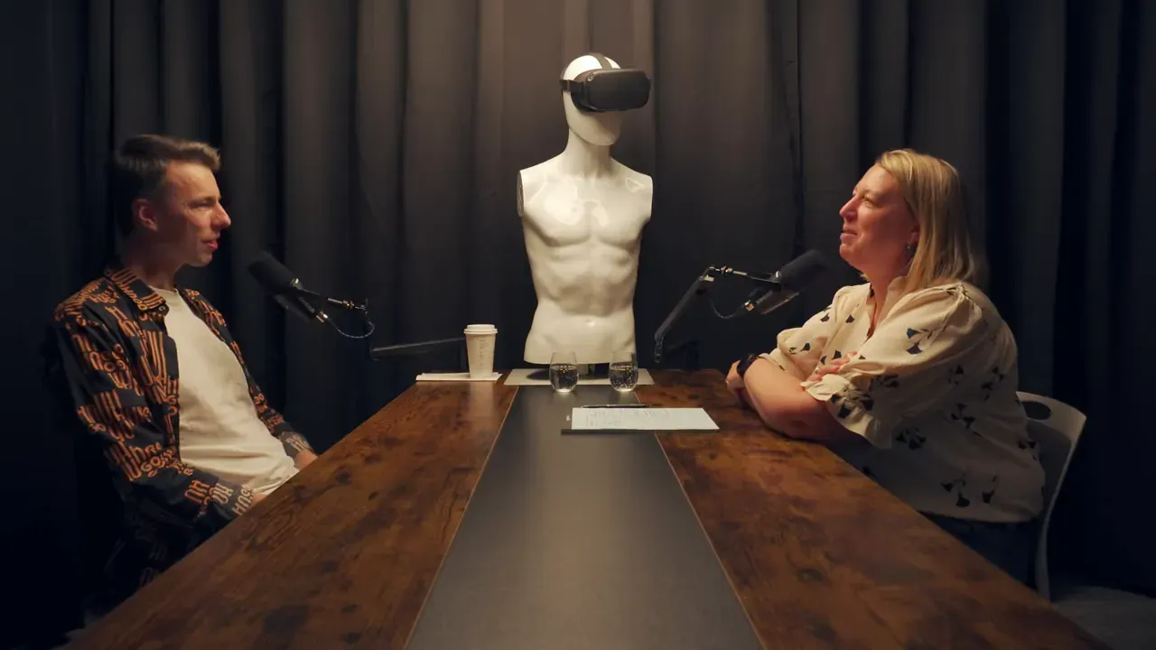 Kate introducing herself at the podcast