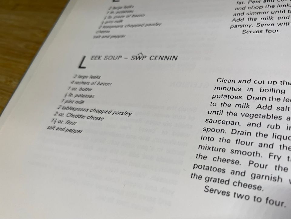 Text from a decades-old cookbook. My newsletter service unfortunately doesn't give me a large enough character limit to transcribe it here.