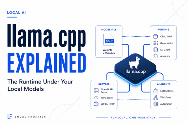 What Is llama.cpp? The Inference Engine Under Your Local Models, and When to Drive It Directly