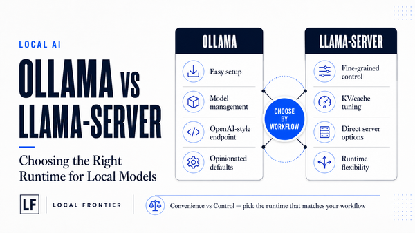 Ollama vs llama-server: Which Runtime Should You Actually Run Your Local Models Through?