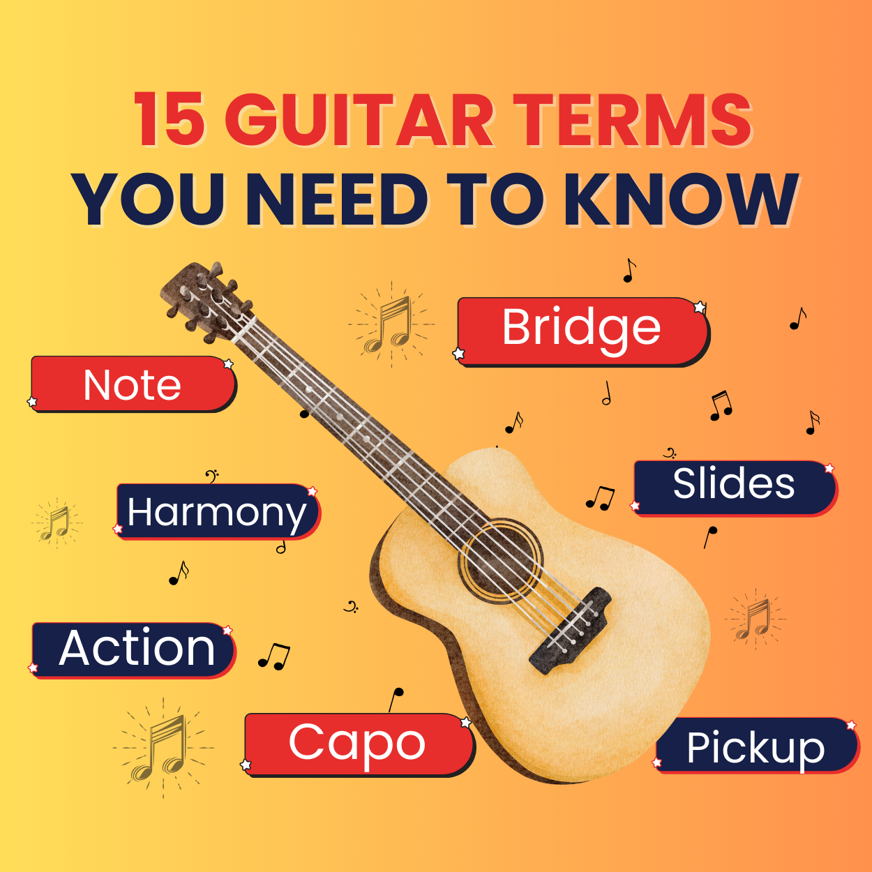 Top 15 Guitar Terms You Need To Know