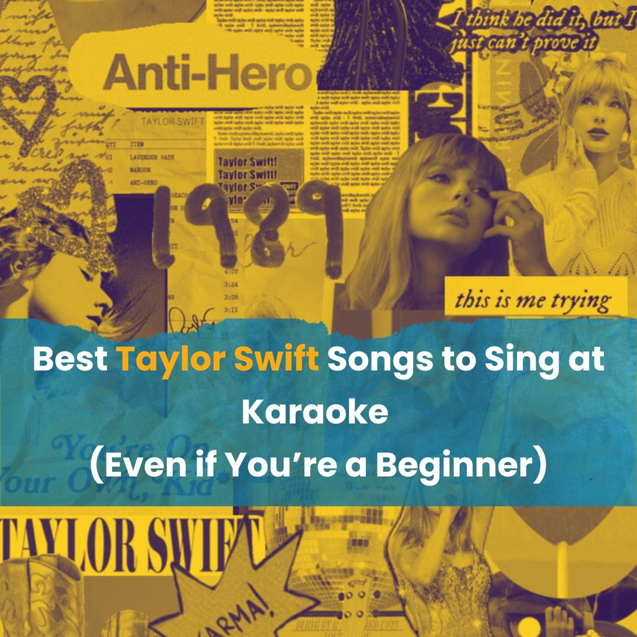Best Taylor Swift Songs to Sing at Karaoke (Even if You’re a Beginner)