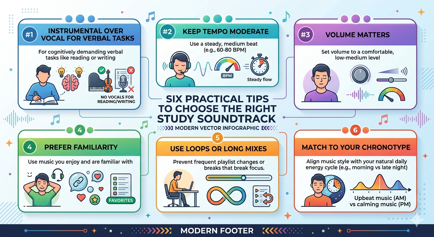  Tips to Choose the Right Study Soundtrack
