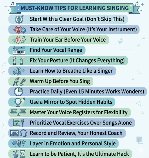 Tips for Learning Singing