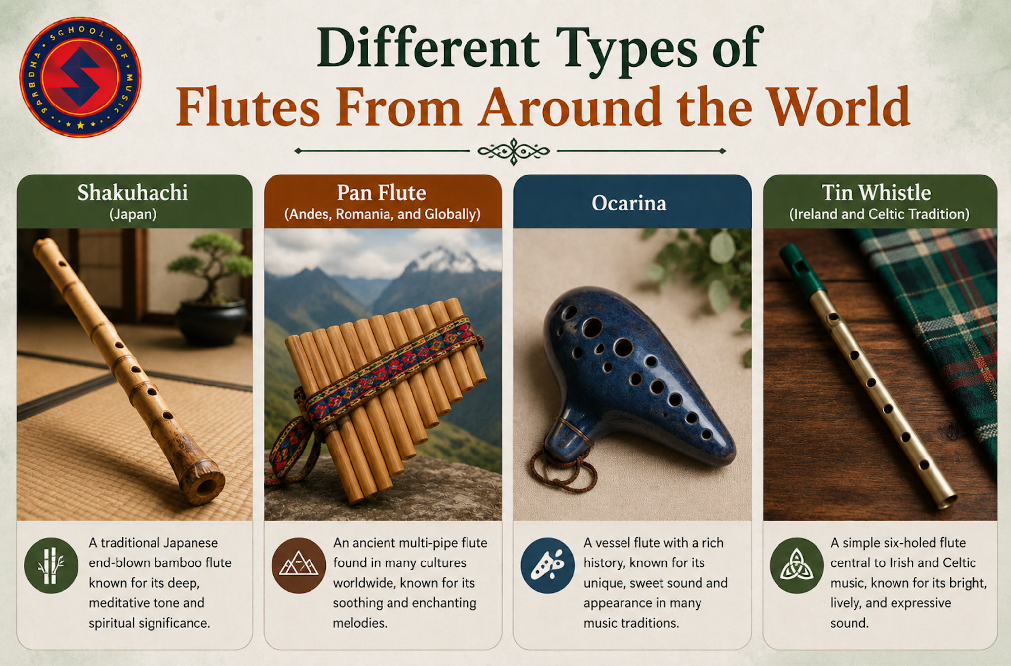 Types of Flutes From Around the World