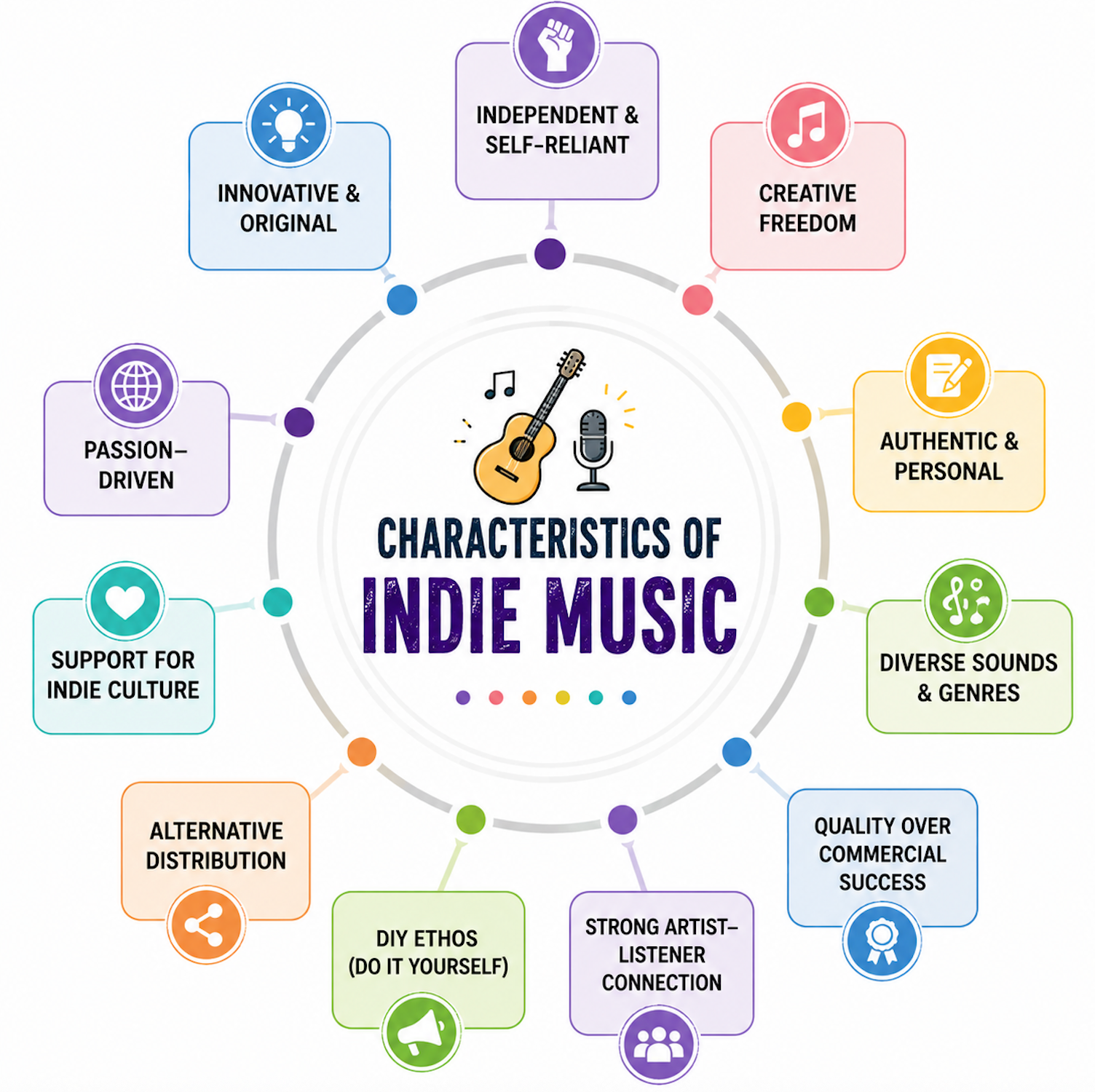 characteristics of indie music