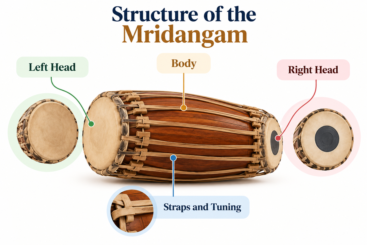 Structure of the Mridangam