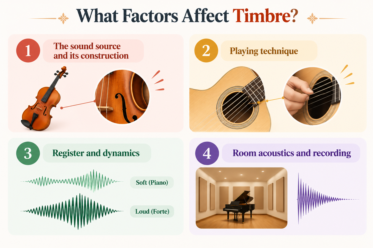 What Factors Affect Timbre