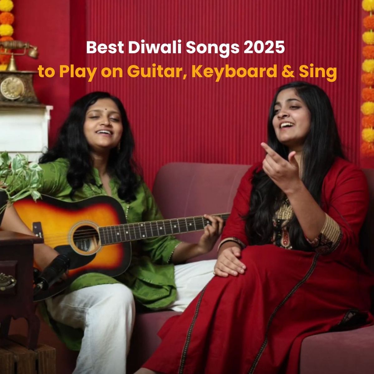 Best Diwali Songs 2025 to Play on Guitar, Keyboard & Sing