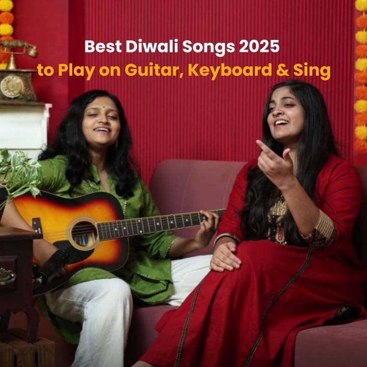 Best Diwali Songs 2025 to Play on Guitar, Keyboard & Sing