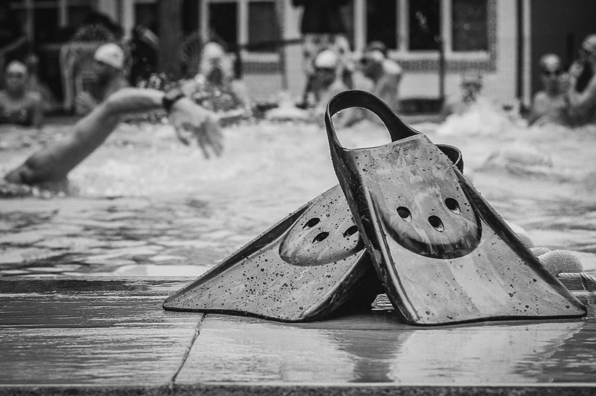 16x50m:Treinando com o pé de pato