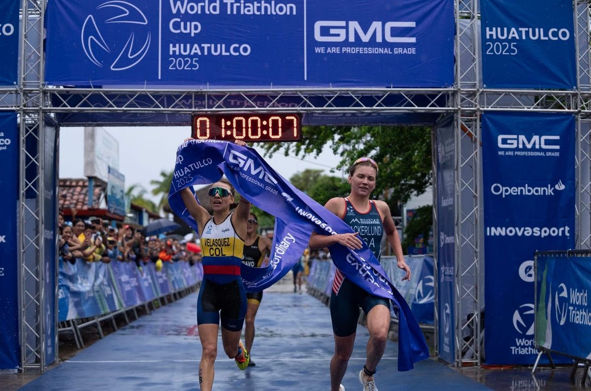 Colombiana vence no sprint, Djenyfer é a 8ª na World Cup Huatulco